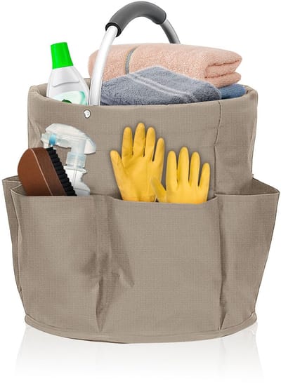 Dailygoods- Opbergbox 17L - Opbergmand - Opbergdoos - Opbergbox met deksel - Opbergmand met handvat - 600D Oxford stof - 28 x 28 x 28 cm