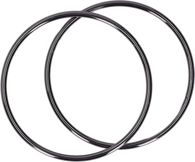 Ronde Handvatten voor Handtassen, 2 Stuks, Metaal, Vervangende Handvatten voor Zelfgemaakte Tassen en Ambachten, Ideaal voor Creatieve Projecten