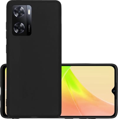 Hoesje - Geschikt voor OPPO A57s - Sterk & Shockproof - Hoes Cover - Siliconen Case - Zwart
