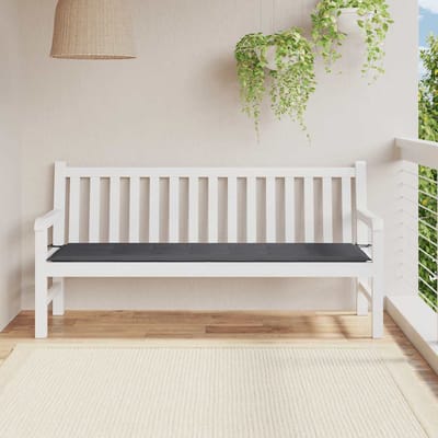 vidaXL - Tuinbankkussen - 180x50x3 - cm - oxford - stof - antracietkleurig