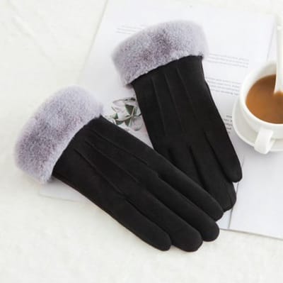 Hidzo Dames Handschoenen Zwart Maat S/M