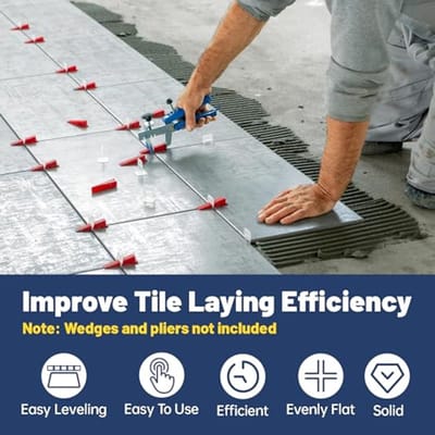 Tegelnivelleringssysteem 3 mm voor Perfecte Tegelplaatsing - 1040 Stuks