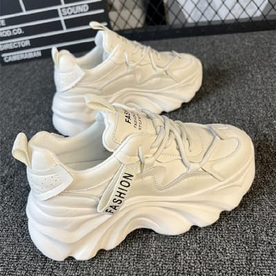 Diksoldige Verhoogde Daddy Schoenen Dames Lente Nieuw Koreaanse Versie Student All-match Casual Sportschoenen 39