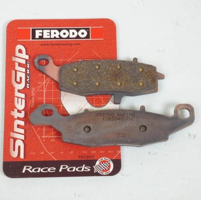 Plaquette de frein Ferodo pour Moto Kawasaki 650 Er6-N 2006 à 2008 ER650AAA/ER650AAD / AV Neuf