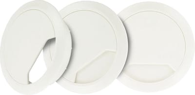 TQ4U Kabeldoorvoer - ABS Kunststof - Ø 80 mm - Verstelbaar - Wit - 3 stuks