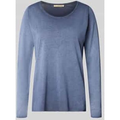 Regular fit shirt met lange mouwen met structuurpatroon