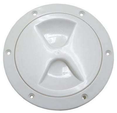BREG Rond inspectiedeksels boot - Wit - 113 mm