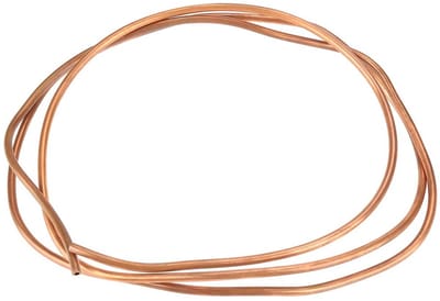 Dailygoods - Zachte Koperen Buis - 2 meter - Perfect voor Koeling - Kleur Brons - Flexibele Pijp - Voor Elektrische Apparatuur - Hoogwaardige Koper