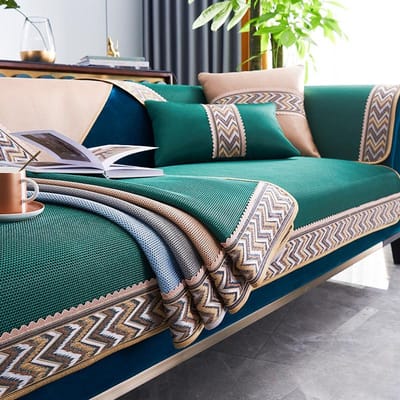 Zomer Zomer Zomer Mat Antislip Kussen Scandinavisch Eenvoudig Ijszijde Koelkussen Bankovertrek Hoes 70*70