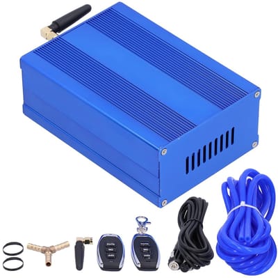 Dailygoods- Uitlaatklepcontroller Professionele Set - Universeel voor Auto - Betere Prestaties - Nauwkeurige Regeling - Kunststof/Metaal - Professionele Installatie Aanbevolen - Uitlaatklepsysteem