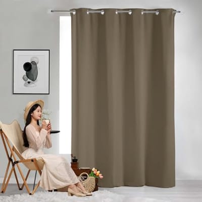 Insectenwerende Zwarte Gordijnen met Haakjes 250 x 270 cm - Wasbaar, Thermisch en Lichtdicht