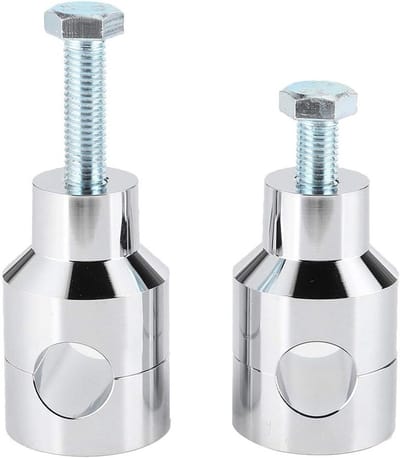 Motorfiets Stuurbeugel Klem, 1 inch Stuurverhogers Klem met Bout, Universele Motoraccessoires voor Bobber en Chopper Motorrijden
