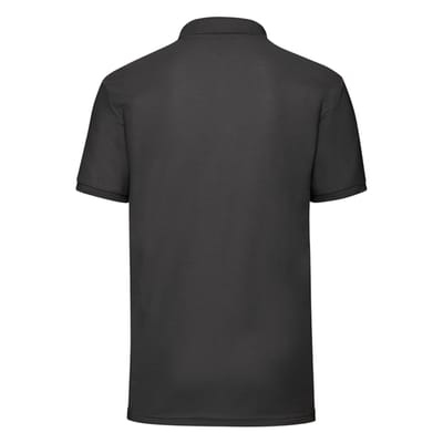 Fruit of the Loom Heren 65/35 Piqué Poloshirt (Zwart)