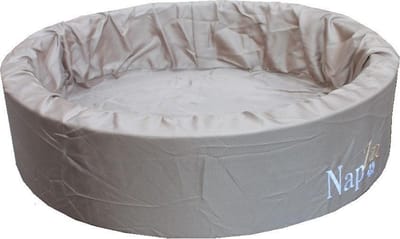 Napzzz Mand Ovaal Taupe 46X40X13 CM