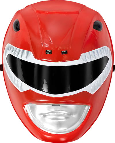 Funidelia | Rode Power Rangermasker voor jongens - Films & Series, Superhelden, Tekenfilms - Accessoires voor kinderen, kostuum accesoires - Rood