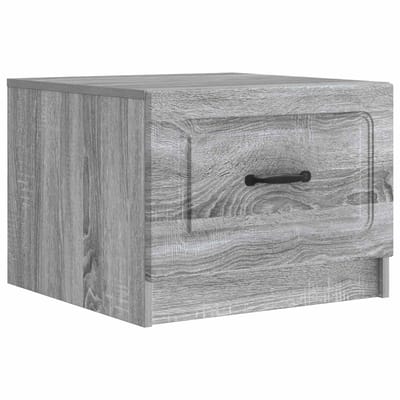 vidaXL - Salontafel - Grijs - sonoma - 49 - x - 50 - x - 37 - cm - Bewerkt - hout