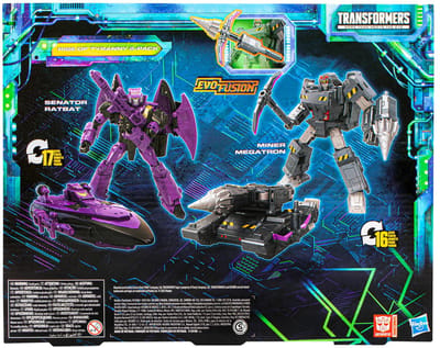 Transformers Legacy Evolution Senator Ratbat & Miner Megatron