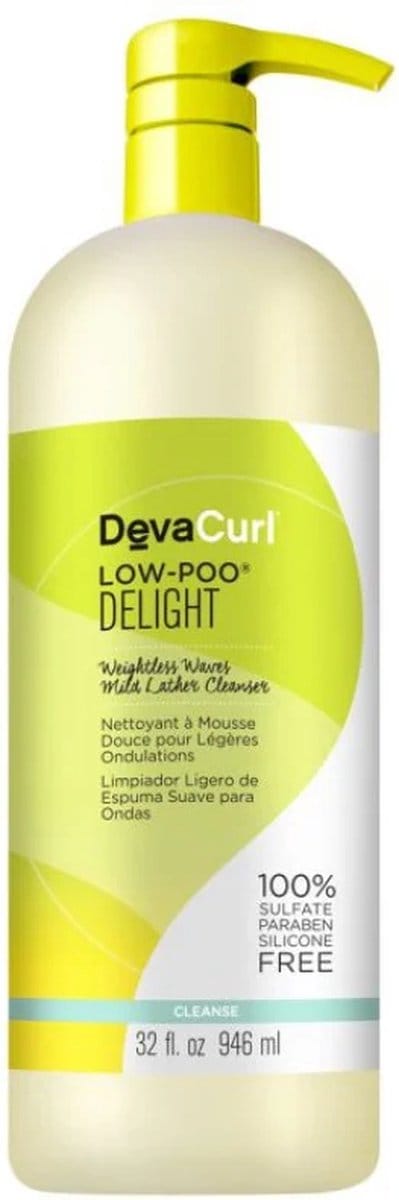 DevaCurl - Low-Poo Delight Weightless Waves Mild Lather Cleanser 32oz