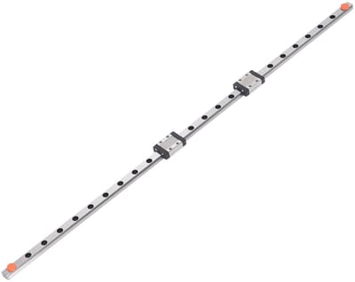 Dailygoods- Raillagers Staal 600 mm - Lineaire Bewegingsgeleidingen - MGN9 Glijgeleiding - 2 MGN9C-blokken - Eenvoudige Installatie - Schokbestendig en Glad - Lineaire Geleiding