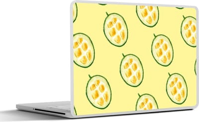Laptop sticker - 14 inch - Citrus - Vruchten - Sjablonen - 32x5x23x5cm - Laptopstickers - Laptop skin - Cover