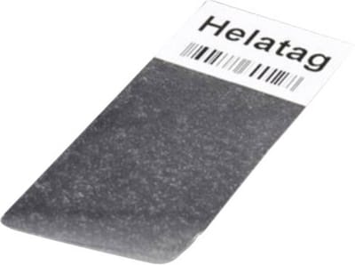 HellermannTyton 594-91104 TAG137LA4-1104-WHCL Kabeletiket Helatag 31.75 x 22.80 mm Kleur van het label: Wit Aantal etik
