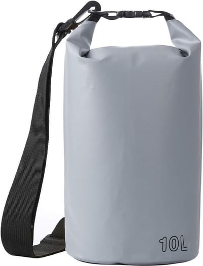 Famanu – Droogzak - waterbestendige drijvende PVC waterdichte tas - roll-top - 10 l - droogzak - kajakopslag voor kajakken - booten - raften - zwemmen - wandelen - kamperen - reizen - strand