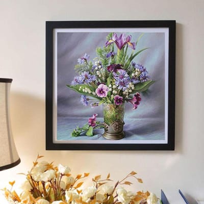 Diamant peinture diamant broderie 3D Kit de bricolage diamant mosaïque fleur décorative strass diamant mosaïque 30X40CM