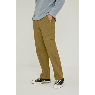 American Vintage Wide Combat Trousers Chameau Size: 46 | Cargo Pants Outlet | Heren | Ecru