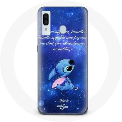 Coque pour Samsung Galaxy A20 Stitch Ohana Citation