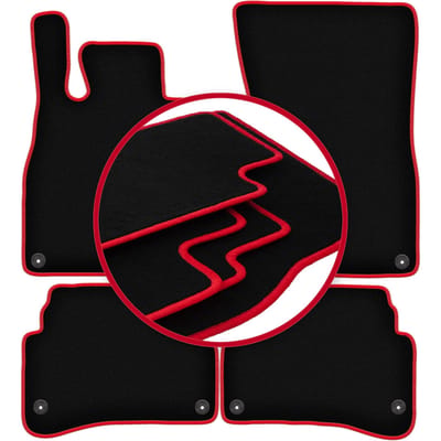 CARLUX-RED automatten voor: Mercedes S W222 sedan (2013-2020)
