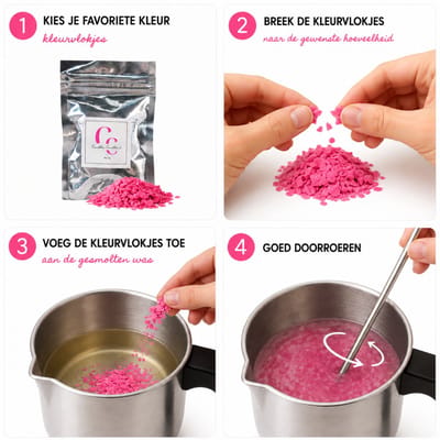 Candle Cocktail Kleurvlokjes Multipack – 16 Stuks Kaarsen Kleurstof voor DIY Kaarsen Maken