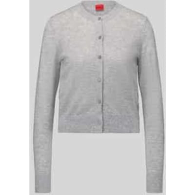 regular fit gebreid jack van wolmix met lyocell-kasjmiergehalte model 'Sfabro'
