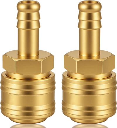 Verbindingsstuk voor luchtcompressor 10 mm messing NW7.2 - Slangverbinding, koppeling en ventieladapter