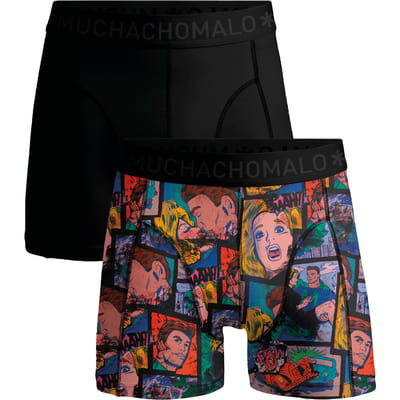 Muchachomalo Jongens Boxershorts – 2 Pack – 95% Katoen – Kinderkleding - Stevig Ondergoed – Jongens Onderbroeken