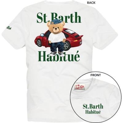 mc2 saint barth T-shirt met voor- en achterprint PRL0002-08481L