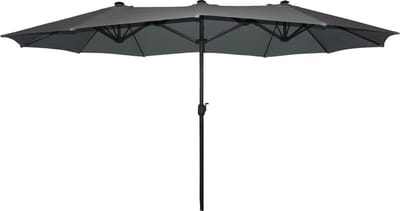 SenS-Line - Marbella Parasol Grijs 270x450 Cm - Grijs
