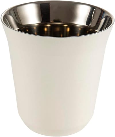 Kleine RVS Espresso Kop 160ml, Dubbelwandige Isolerende Drinkbeker voor Koffie, Warm en Koud Gebruik