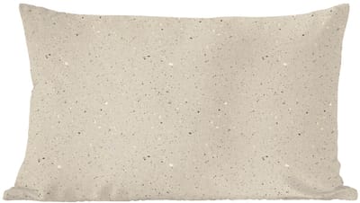 Sierkussens - Kussentjes Woonkamer - 60x40 cm - Lichtbeige - Terrazzo - Grijs