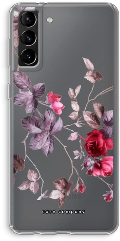 Case Company® - Hoesje geschikt voor Samsung Galaxy S21 Plus hoesje - Mooie bloemen - Soft Cover Telefoonhoesje - Bescherming aan alle Kanten en Schermrand