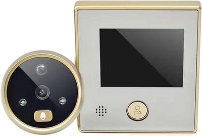 Digitale Deurbel - Kijkgaatje Viewer - Veilig Huis - 4.3 Inch LCD - 160 Graden - Zwart