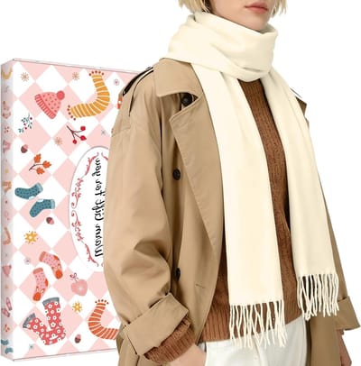 Oversized Geruite Cashmere Sjaal voor Dames, Lange Zachte Wraps voor Herfst en Winter, Warm en Stijlvol Accessoire
