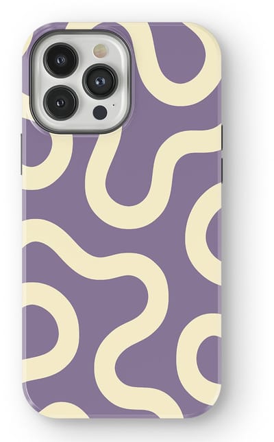 DripCase Motion Flow Tough Hoesje geschikt voor iPhone 13 Pro Max | Backcover met Mag | Trendy Design | Valbescherming | Pastel Path