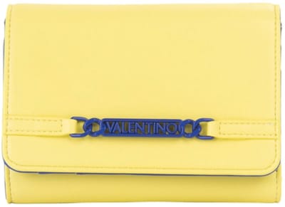 VALENTINO portemonnee Ebe Wallet Verde Neon / Bluette Lichtgeel