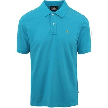 T-shirt Scotch &amp; Soda Pique Polo Turquoise