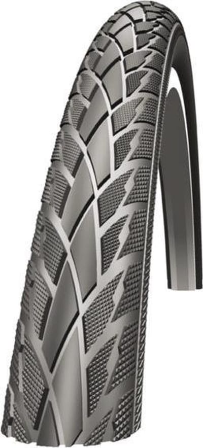 Buitenband 28x160 42-622 reflectie schwalbe road cruiser kg zwart - ZWART