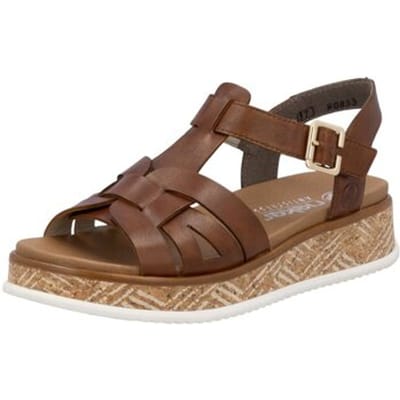 Rieker Sandalen - Dames - Cognac - Maat:39