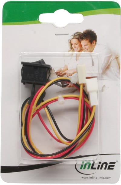 InLine® Schakelaar, voor het aan- en uitschakelen van ventilatorbehuizing