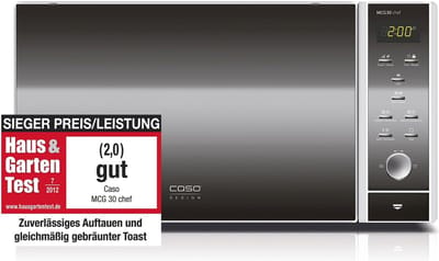 Chef-magnetron met convectie en grill - 900 W, 30 liter roestvrij staal