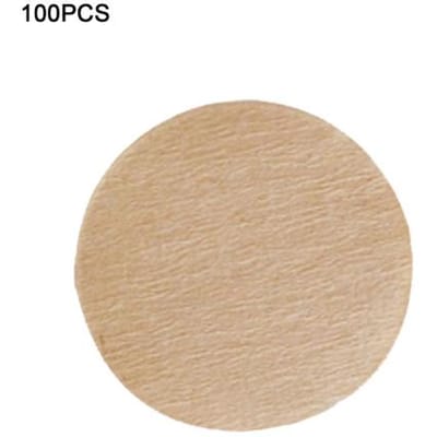 100 pièces filtre à café rond maison bureau café Pot papier Moka expresso thé 60mm beige