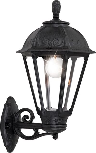 Fumagalli SALEM BISSO Wandlamp Zwart Helder
